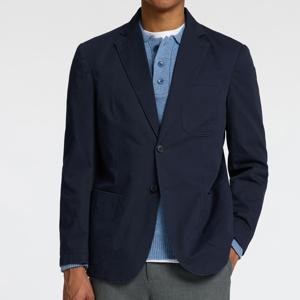 SELECTED HOMME Washed Cotton Blazer